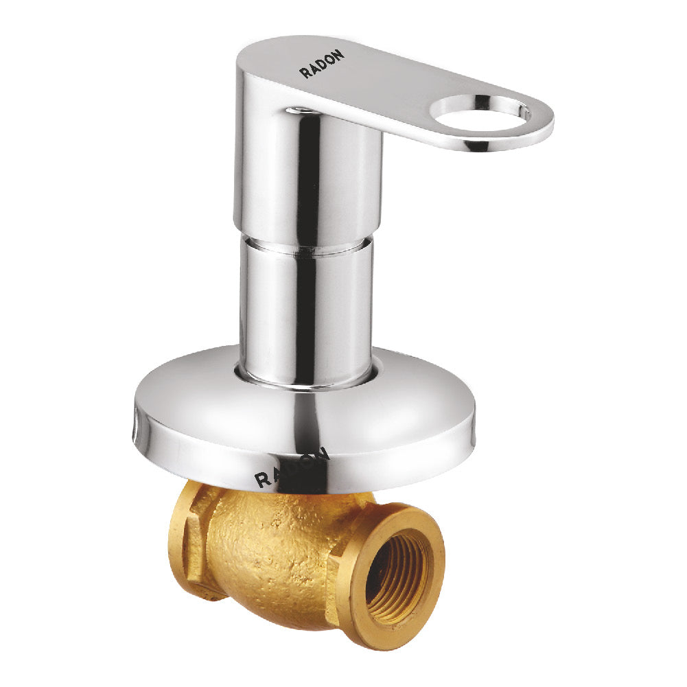 AAURA CONCEALED STOP COCK 15MM (CHROME) - Radon India-- AAURA CONCEALED STOP COCK 15MM (CHROME)-  Radon India