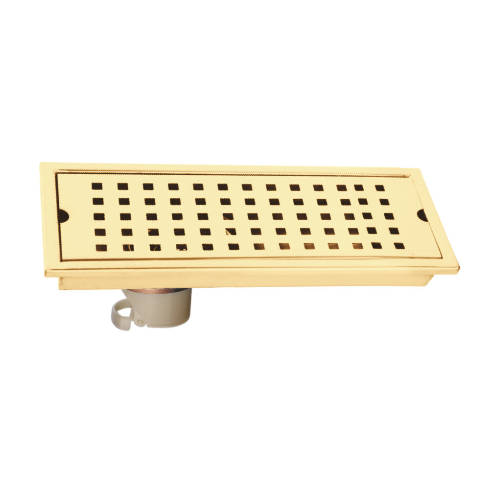 SQUARE SHOWER CHANNEL DRAINER 18x4 (GOLD) - Radon India-- SQUARE SHOWER CHANNEL DRAINER 18x4 (GOLD)-  Radon India