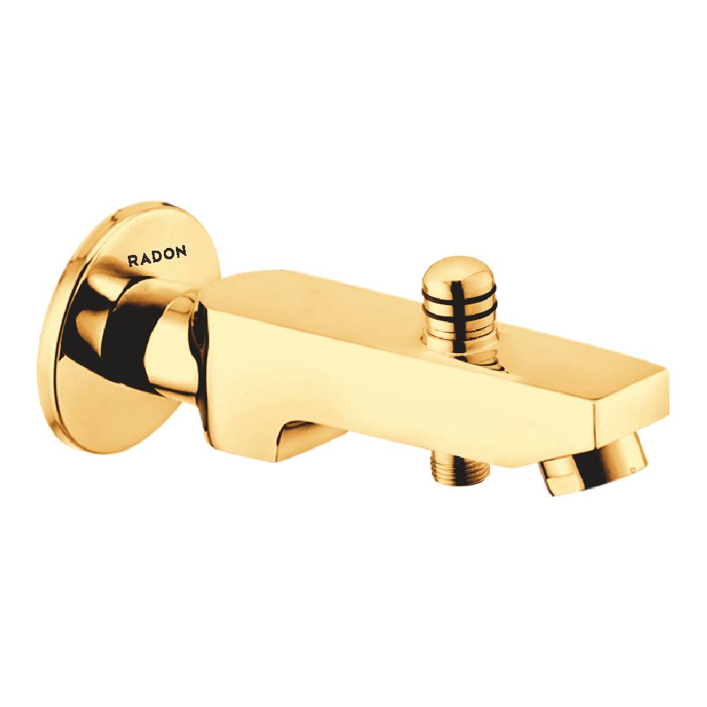 ARIC TIP-TON SPOUT WITH FLANGE (GOLD) - Radon India-- ARIC TIP-TON SPOUT WITH FLANGE (GOLD)-  Radon India