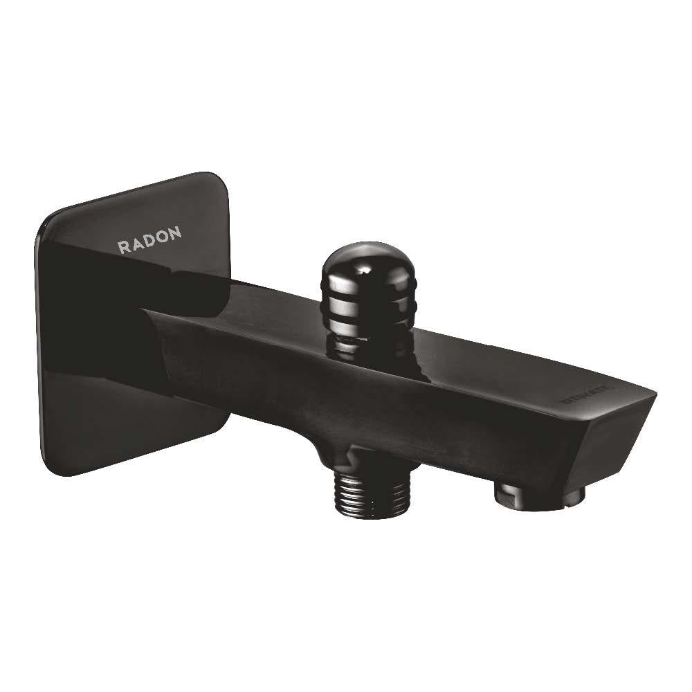 GRANDE TIP-TON SPOUT WITH FLANGE (BLACK) - Radon India-- GRANDE TIP-TON SPOUT WITH FLANGE (BLACK)-  Radon India