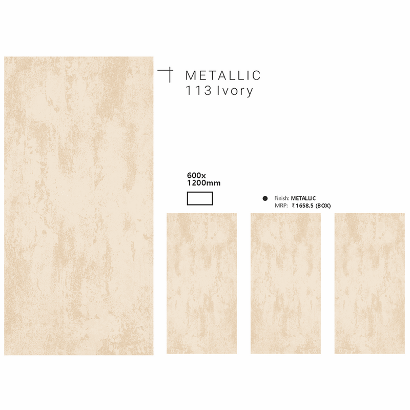METALLIC 113 Ivory - Radon India-- METALLIC 113 Ivory-  Radon India