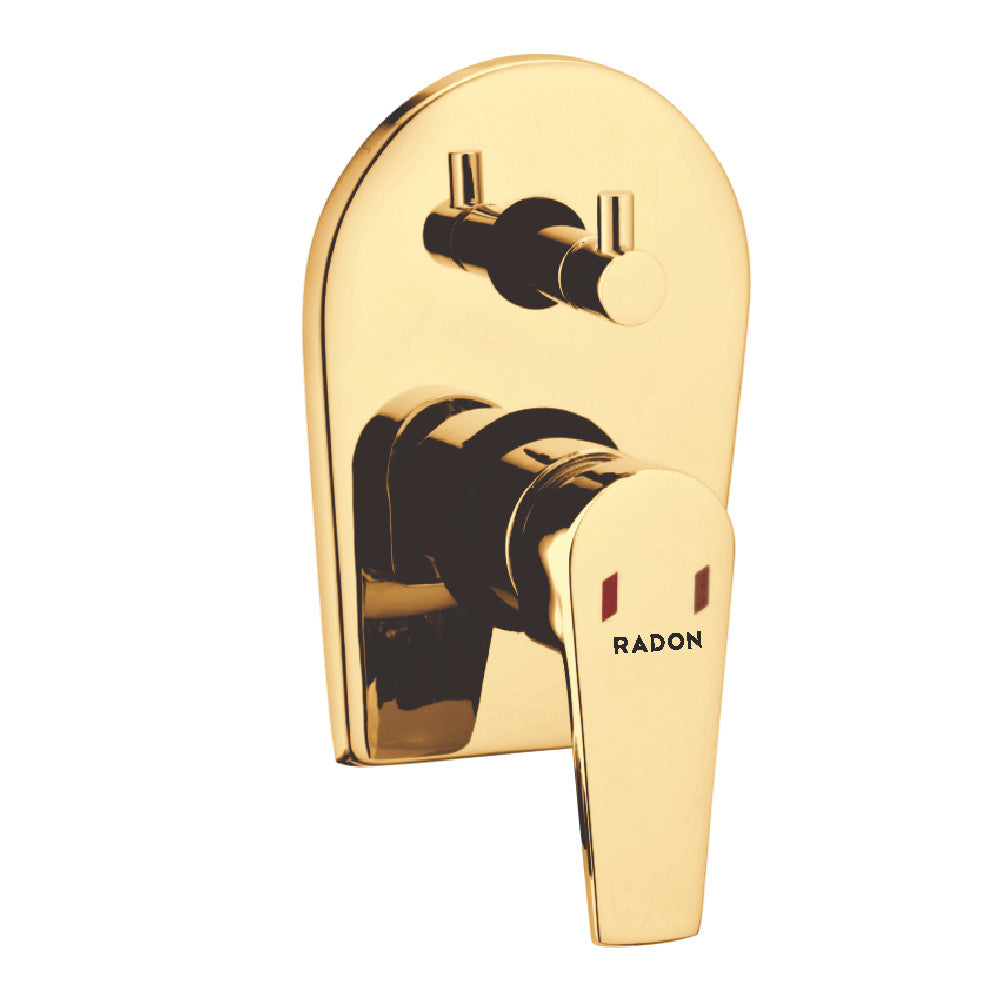 ARIC DIVERTER HIGH FLOW BODY & UPPER TRIM (GOLD) - Radon India-- ARIC DIVERTER HIGH FLOW BODY & UPPER TRIM (GOLD)-  Radon India