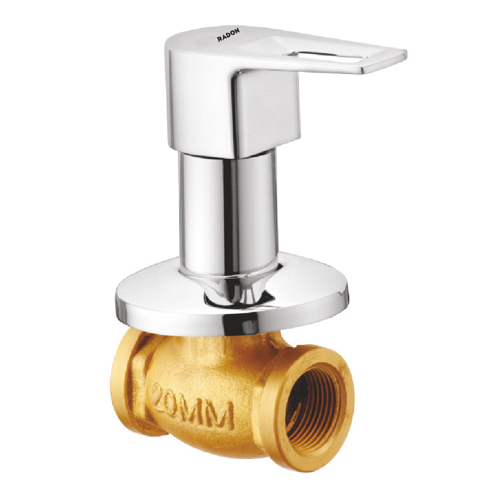 EDGE CONCEALED STOP COCK 20MM (CHROME) - Radon India-- EDGE CONCEALED STOP COCK 20MM (CHROME)-  Radon India