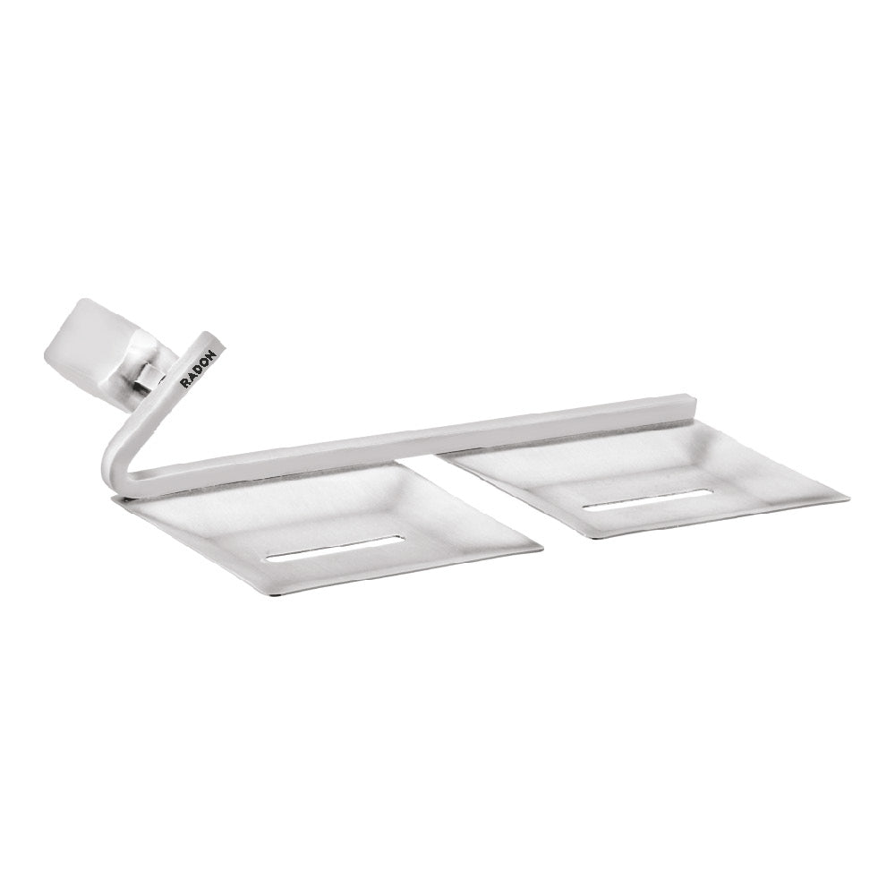 UNI DUAL SOAP DISH (CHROME) - Radon India-- UNI DUAL SOAP DISH (CHROME)-  Radon India