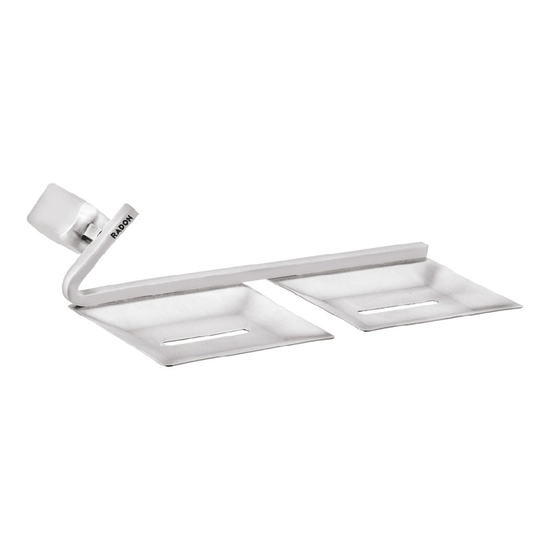 UNI DUAL SOAP DISH (CHROME) - Radon India-- UNI DUAL SOAP DISH (CHROME)-  Radon India