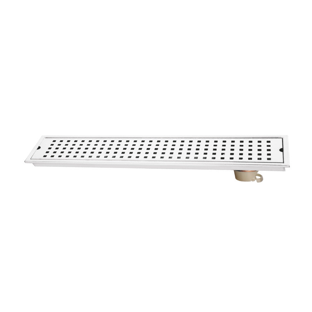 SQUARE SHOWER CHANNEL DRAINER 36x4 (CHROME) - Radon India-- SQUARE SHOWER CHANNEL DRAINER 36x4 (CHROME)-  Radon India