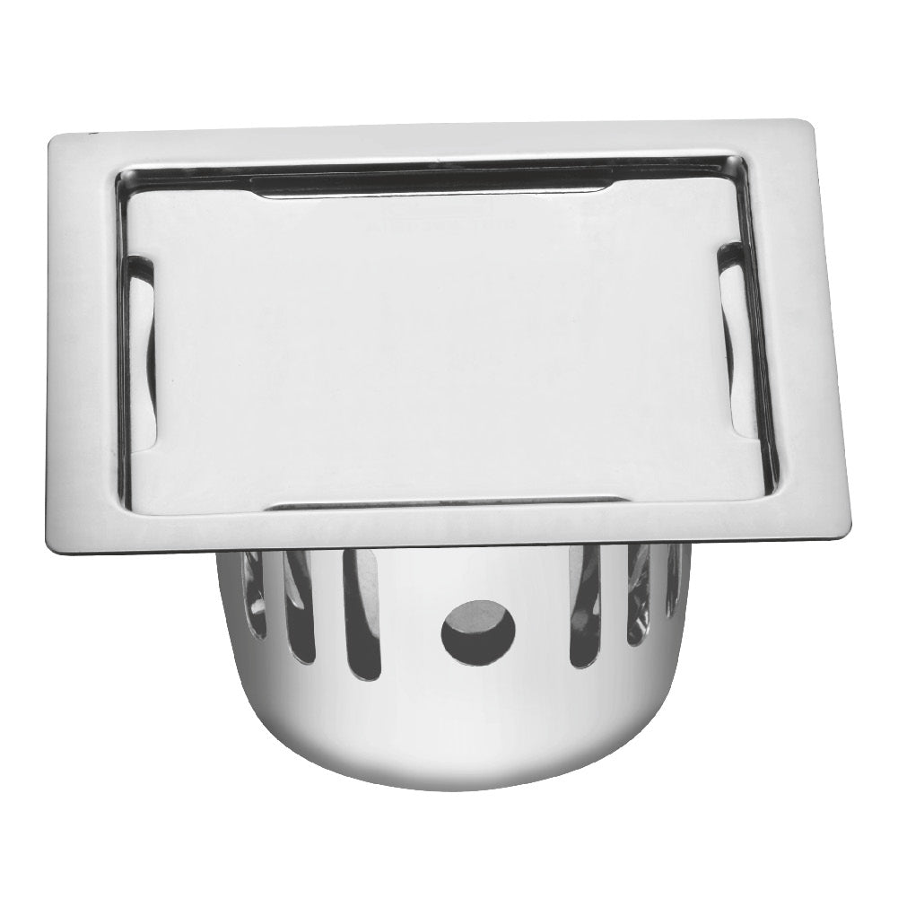 SS SQUARE COCKROACH FLOOR DRAIN 5x5 - Radon India-- SS SQUARE COCKROACH FLOOR DRAIN 5x5-  Radon India