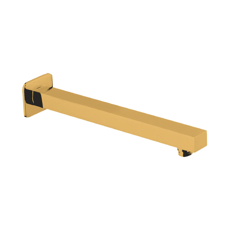 SQUARE SHOWER ARM BRASS 24 (GOLD) - Radon India-- SQUARE SHOWER ARM BRASS 24 (GOLD)-  Radon India