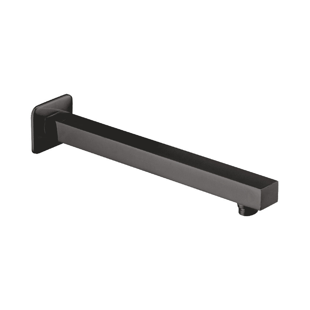 SQUARE SHOWER ARM BRASS 18 (BLACK) - Radon India-- SQUARE SHOWER ARM BRASS 18 (BLACK)-  Radon India