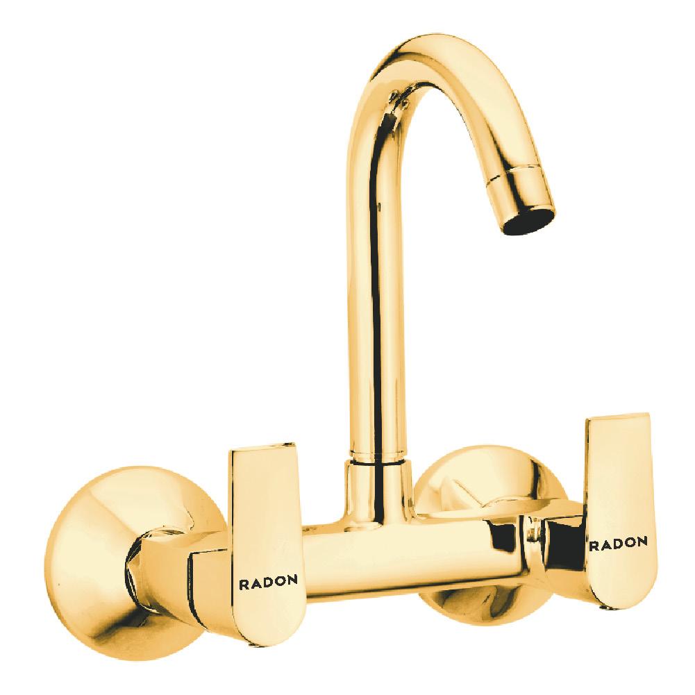 ARIC SINK MIXER (GOLD) - Radon India-- ARIC SINK MIXER (GOLD)-  Radon India