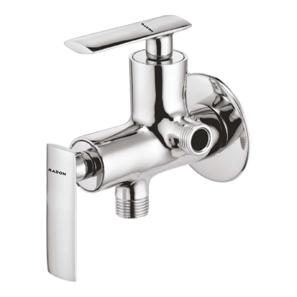 BENZ 2 WAY ANGLE COCK WITH FLANGE (CHROME) - Radon India-- BENZ 2 WAY ANGLE COCK WITH FLANGE (CHROME)-  Radon India