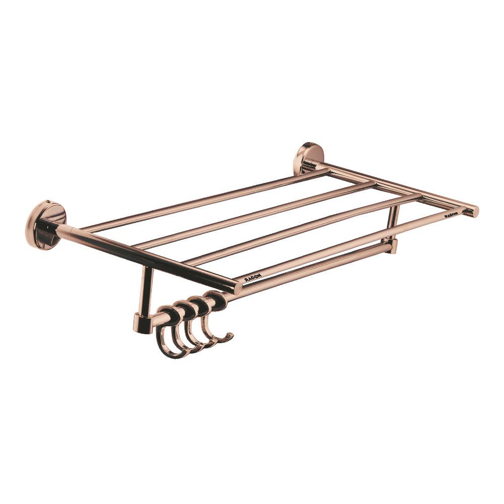 CONTI TOWEL RACK 24 INCH (ROSE GOLD) - Radon India-- CONTI TOWEL RACK 24 INCH (ROSE GOLD)-  Radon India