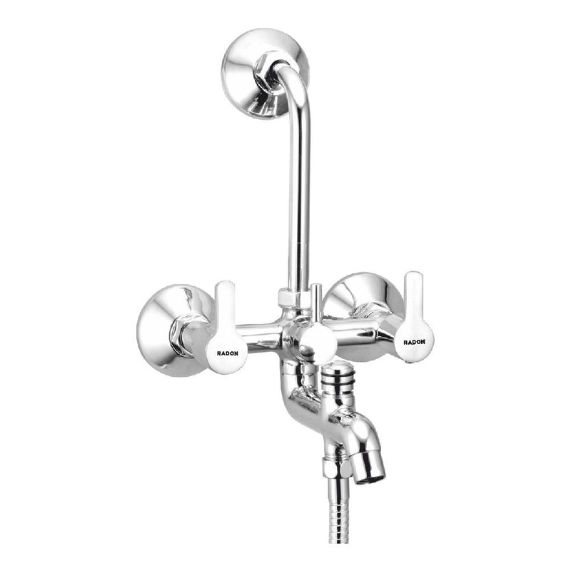 FUZION WALL MIXER 3 IN 1 (CHROME) - Radon India-- FUZION WALL MIXER 3 IN 1 (CHROME)-  Radon India