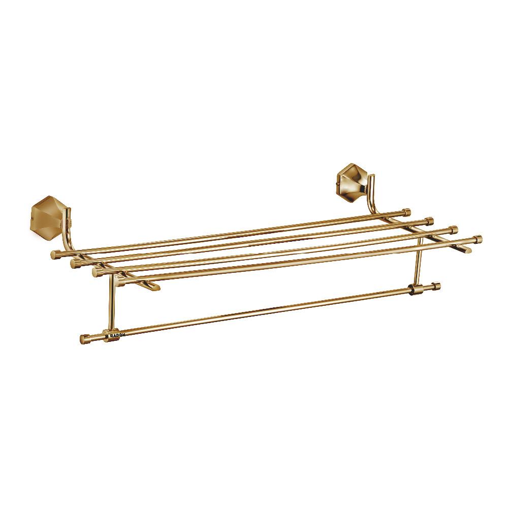 VINTAGE BRASSO TOWEL RACK 18 INCH (BRASS) - Radon India-- VINTAGE BRASSO TOWEL RACK 18 INCH (BRASS)-  Radon India