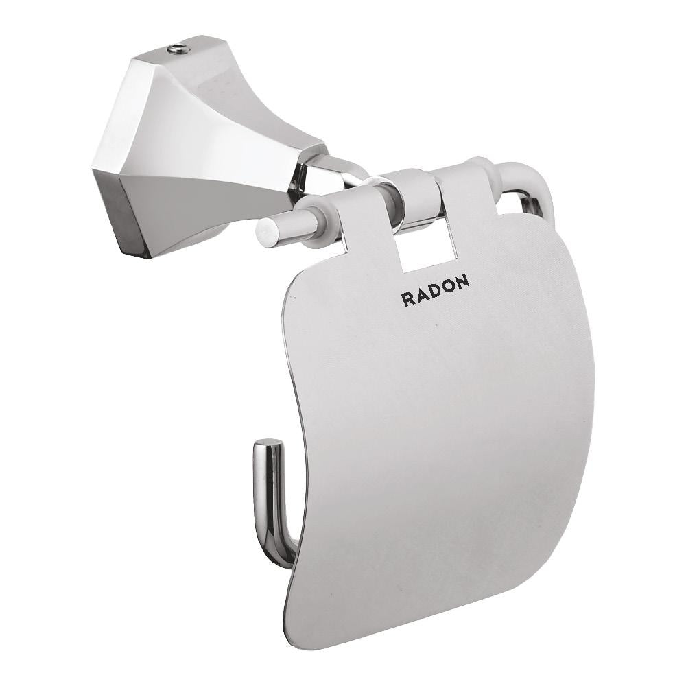 VINTAGE TOILET PAPER HOLDER WITH FLAP (CHROME) - Radon India-- VINTAGE TOILET PAPER HOLDER WITH FLAP (CHROME)-  Radon India